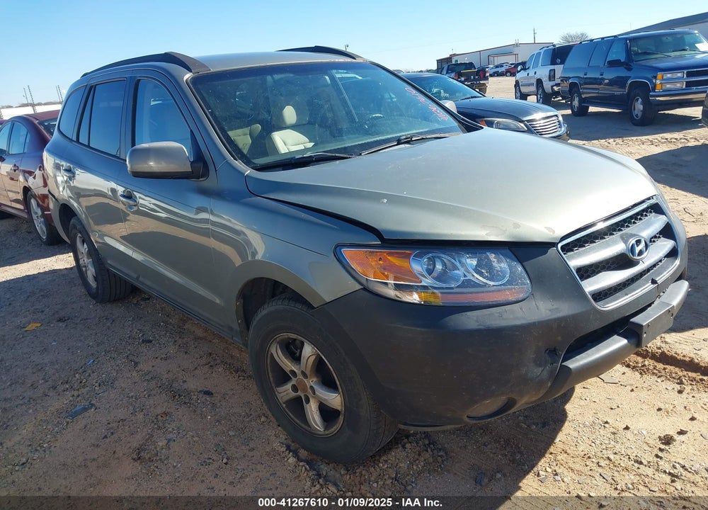 2008 HYUNDAI SANTA FE GLS VIN: 5NMSG13D58H208718