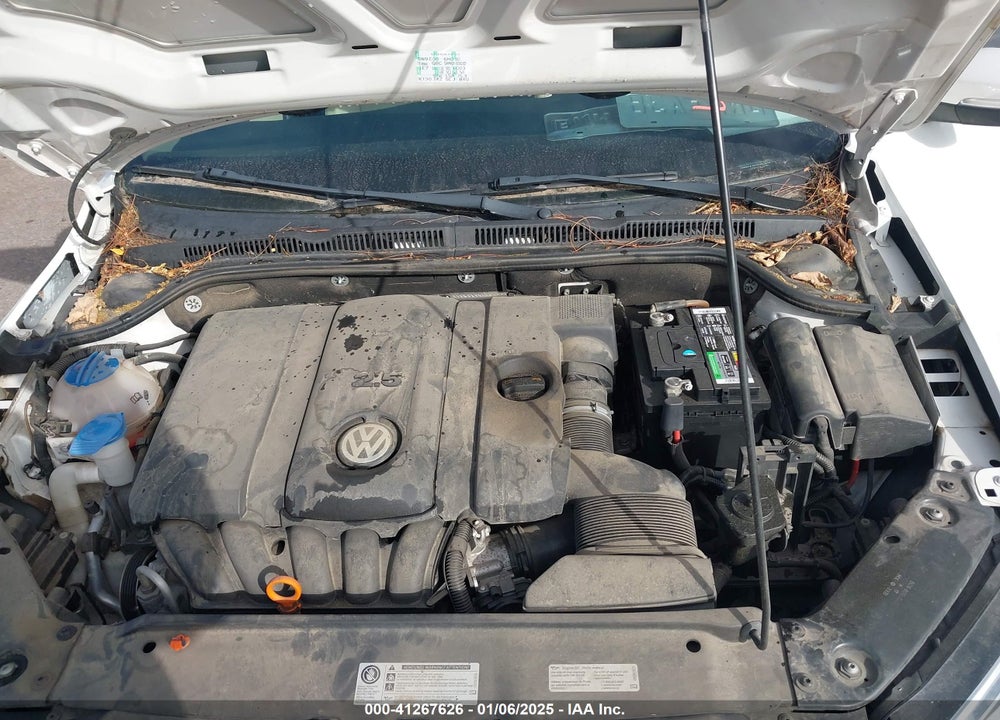 2012 VOLKSWAGEN JETTA 2.5L SE VIN: 3VWBP7AJ3CM454536