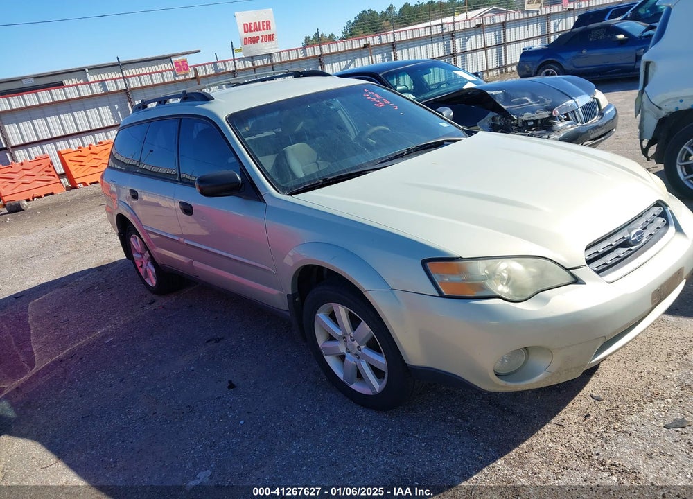 2006 SUBARU OUTBACK 2.5I VIN: 4S4BP61CX67344026