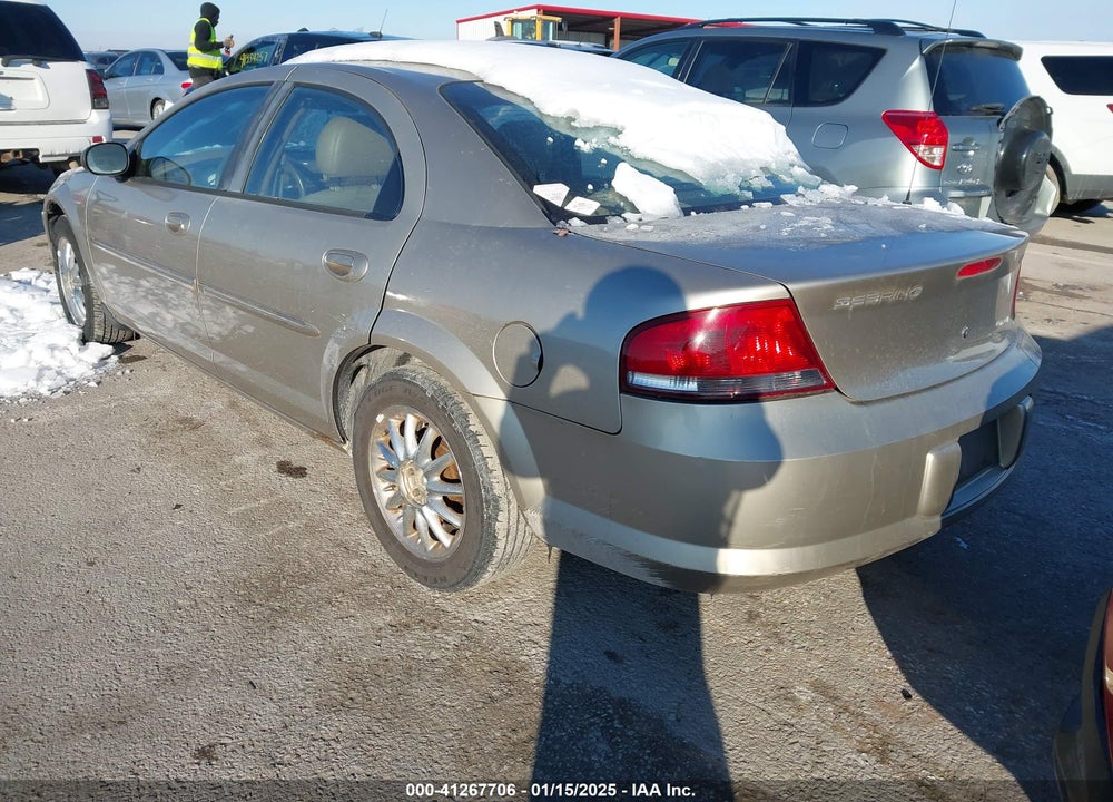 2002 CHRYSLER SEBRING LXI VIN: 1C3AL56R22N170613