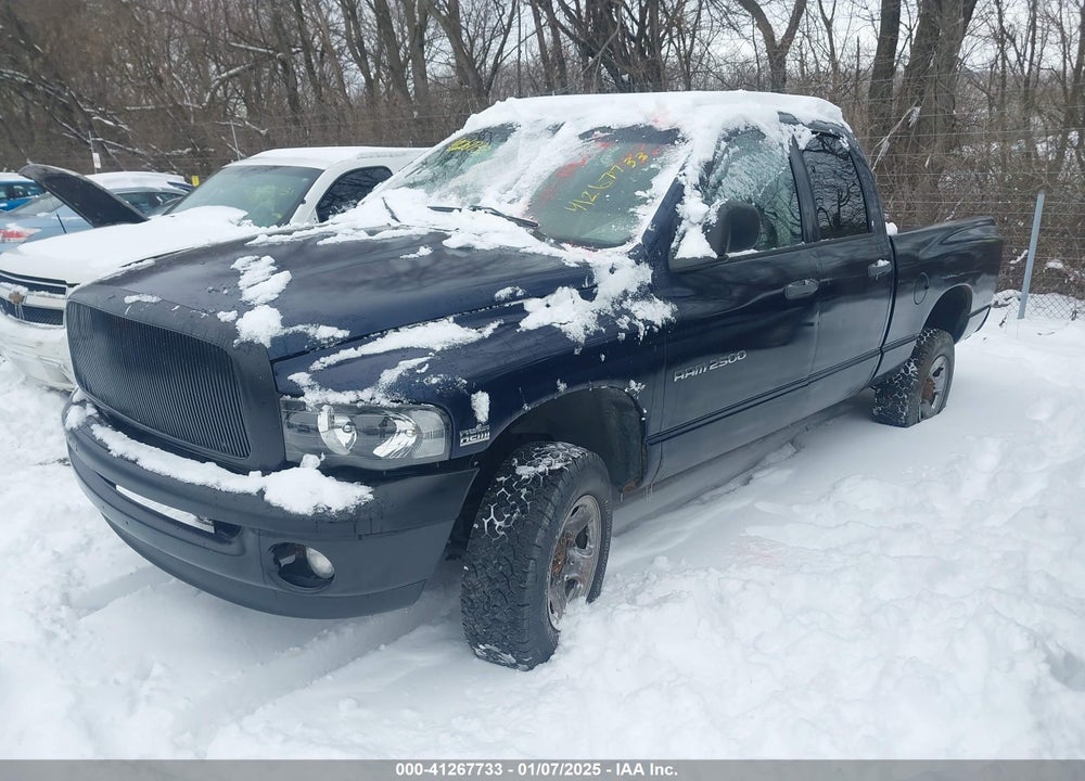 2004 DODGE RAM 2500 SLT/LARAMIE VIN: 3D7KU28D54G243701