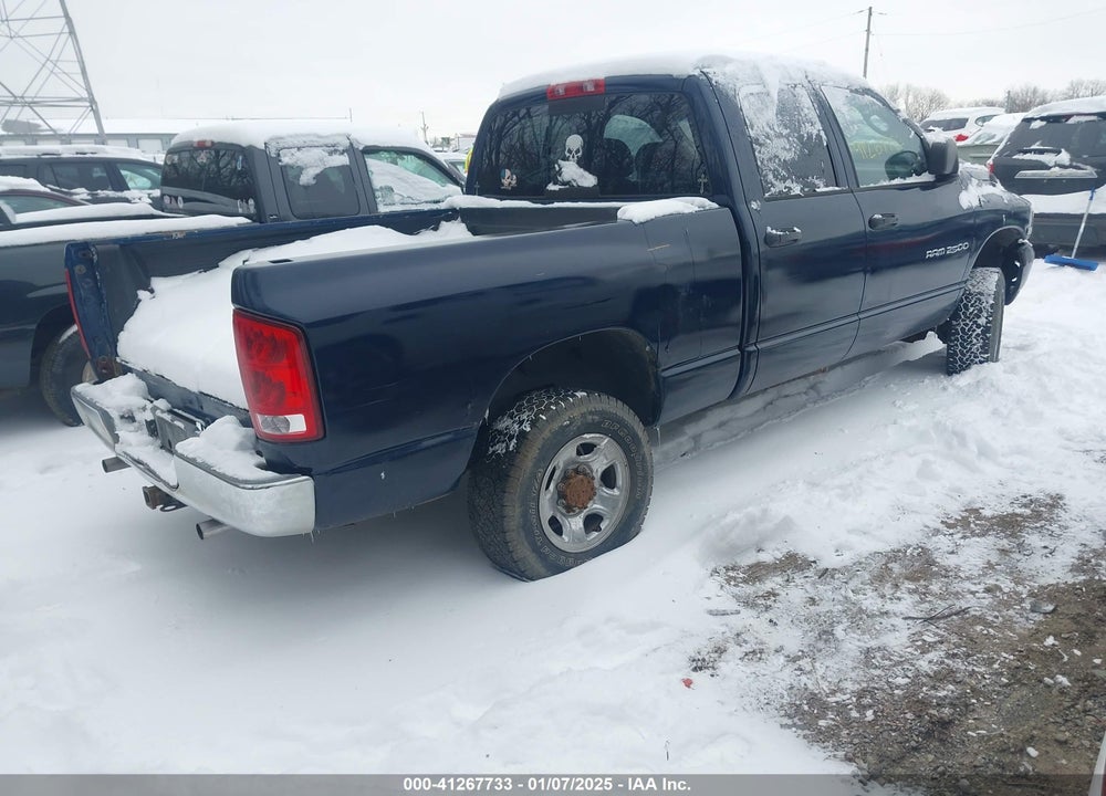 2004 DODGE RAM 2500 SLT/LARAMIE VIN: 3D7KU28D54G243701