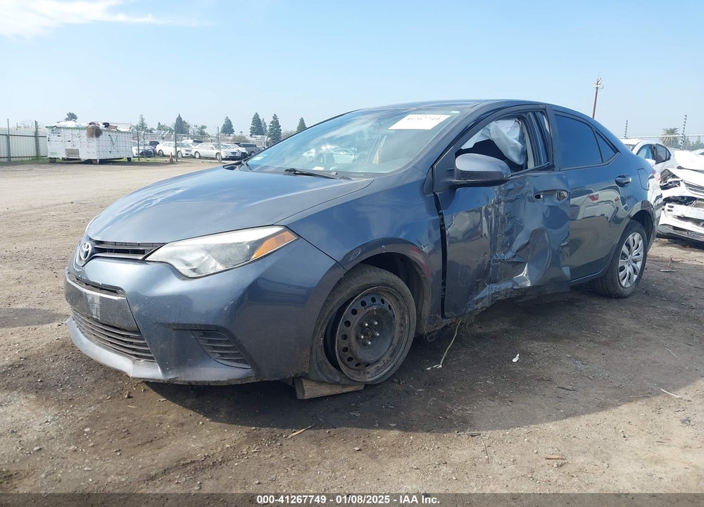 2016 TOYOTA COROLLA VIN: 5YFBURHEXGP395631