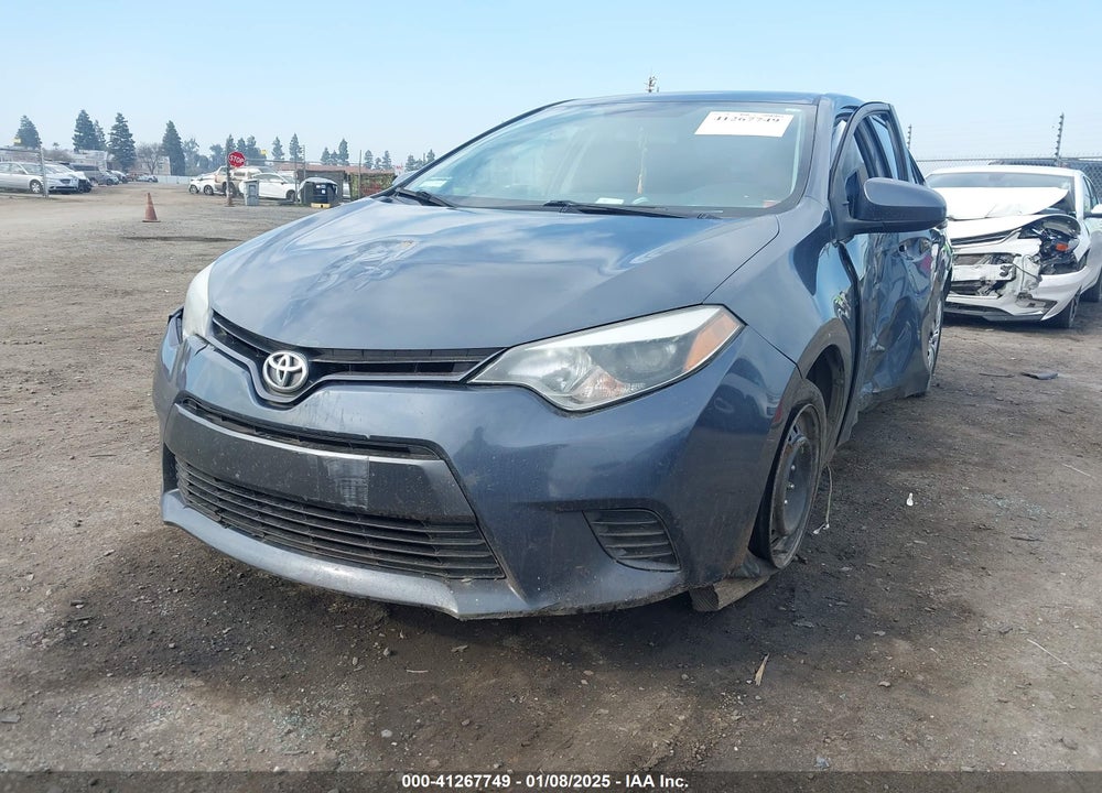 2016 TOYOTA COROLLA VIN: 5YFBURHEXGP395631