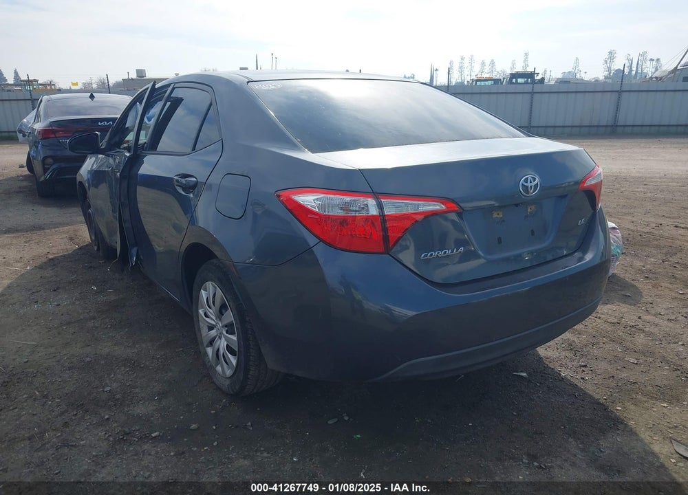 2016 TOYOTA COROLLA VIN: 5YFBURHEXGP395631