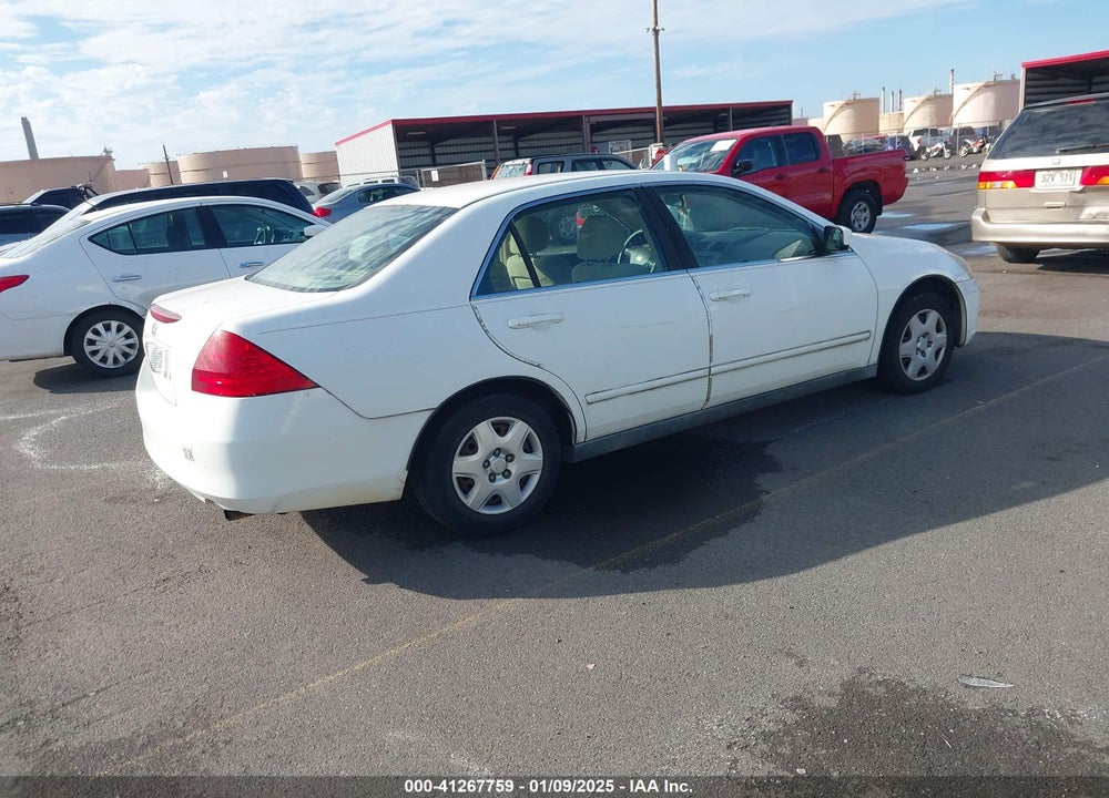 2007 HONDA ACCORD 2.4 LX VIN: 1HGCM564X7A149028