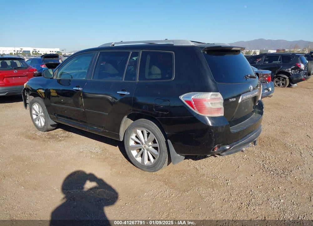 2008 TOYOTA HIGHLANDER HYBRID LIMITED VIN: JTEEW44A982010763