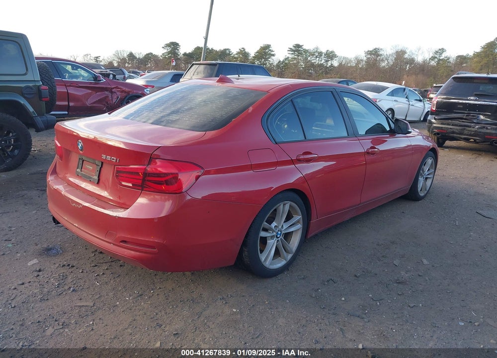 2016 BMW 320I VIN: WBA8E1G57GNU11577