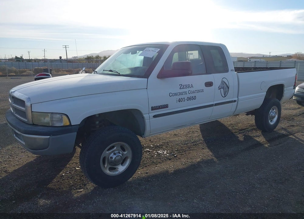2001 DODGE RAM 2500 ST VIN: 3B7KF23601G240584