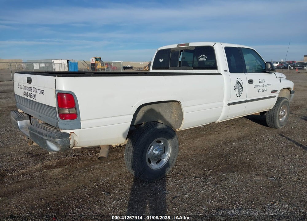 2001 DODGE RAM 2500 ST VIN: 3B7KF23601G240584