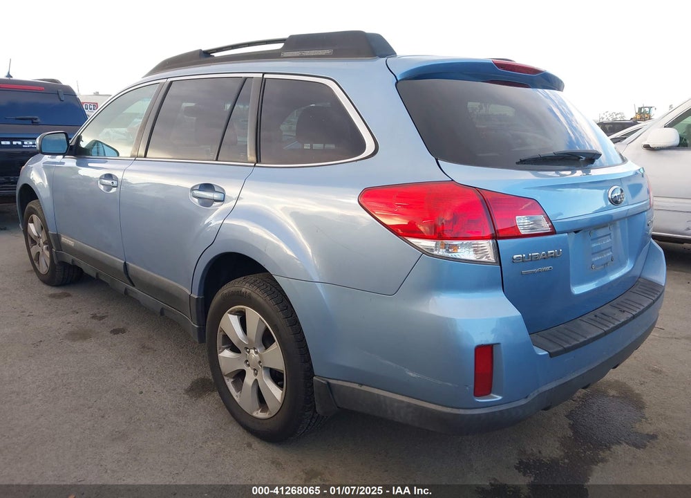 2011 SUBARU OUTBACK 2.5I PREMIUM VIN: 4S4BRBGC7B3376590