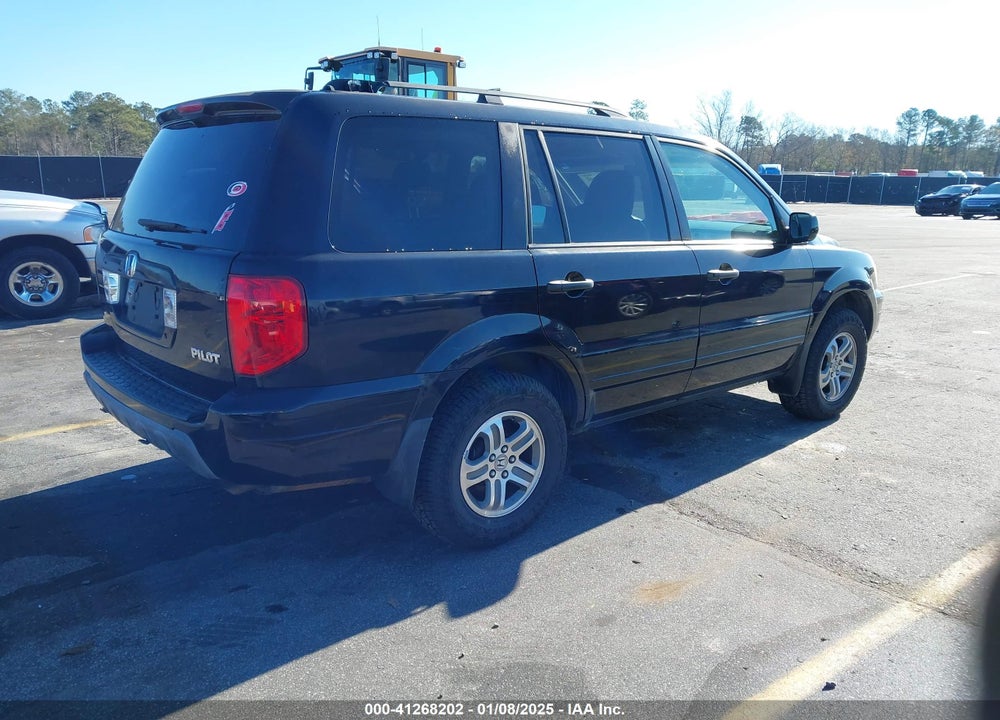 2005 HONDA PILOT EX-L VIN: 5FNYF18515B064127