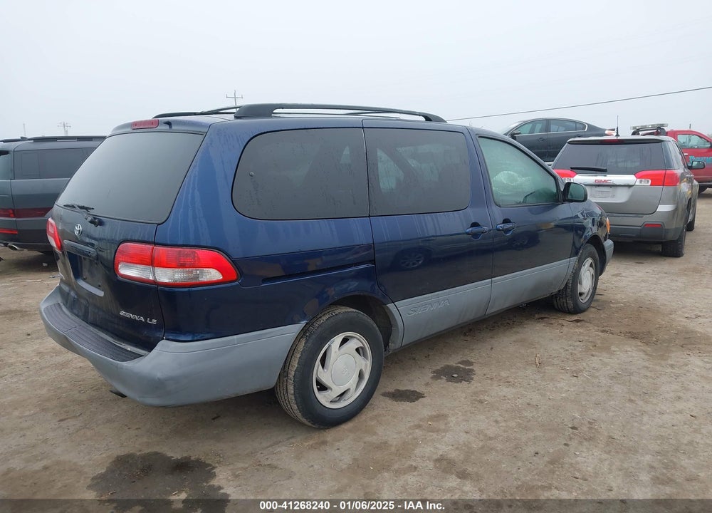 2002 TOYOTA SIENNA LE VIN: 4T3ZF13C32U479062