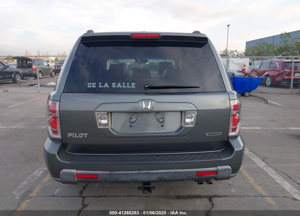 2008 HONDA PILOT EX-L VIN: 5FNYF18558B038117
