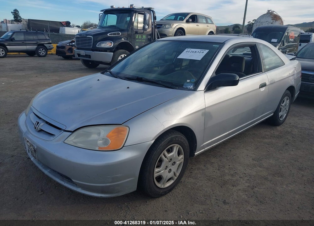 2001 HONDA CIVIC LX VIN: 1HGEM22551L055673