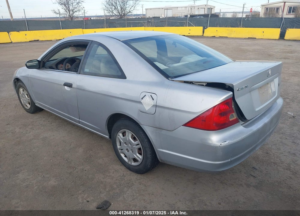 2001 HONDA CIVIC LX VIN: 1HGEM22551L055673