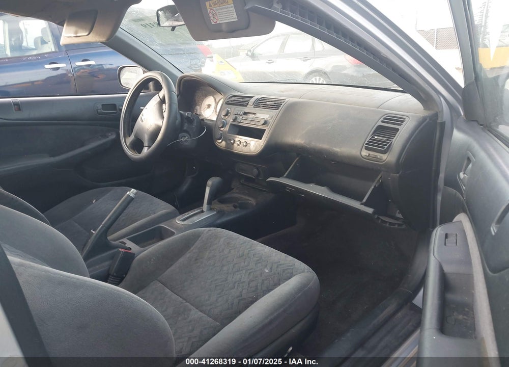 2001 HONDA CIVIC LX VIN: 1HGEM22551L055673