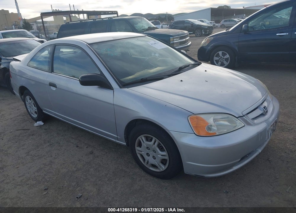 2001 HONDA CIVIC LX VIN: 1HGEM22551L055673