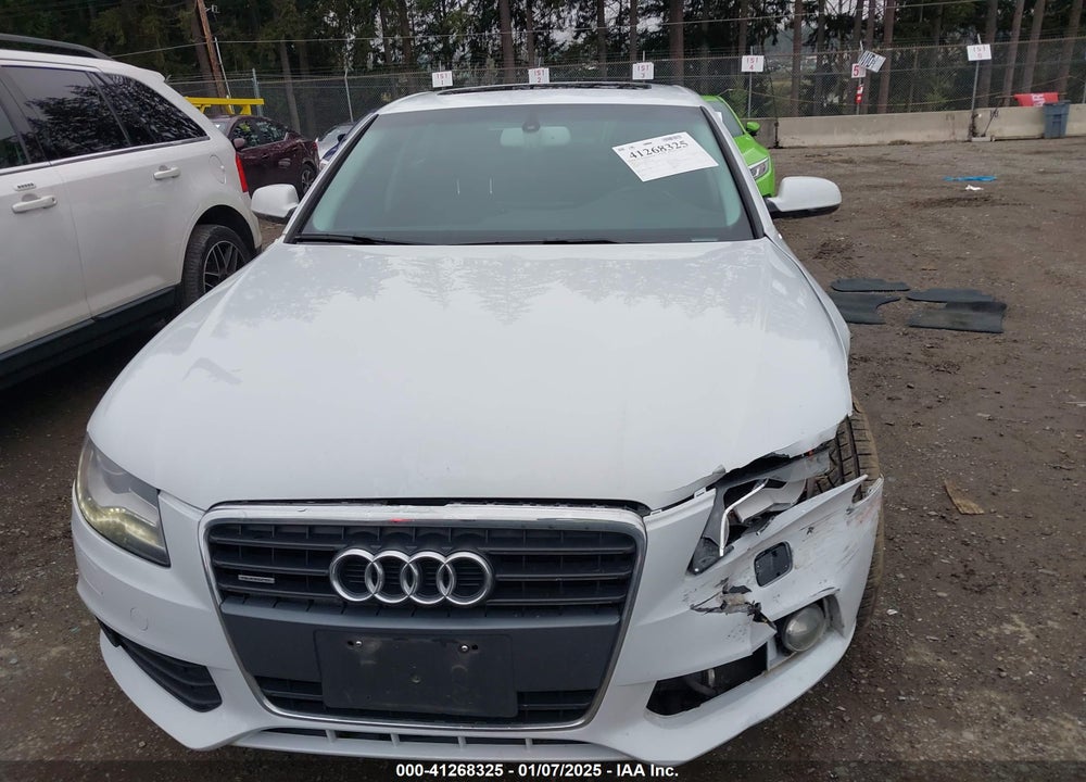 2012 AUDI A4 VIN: WAUFFCFL9CA115364
