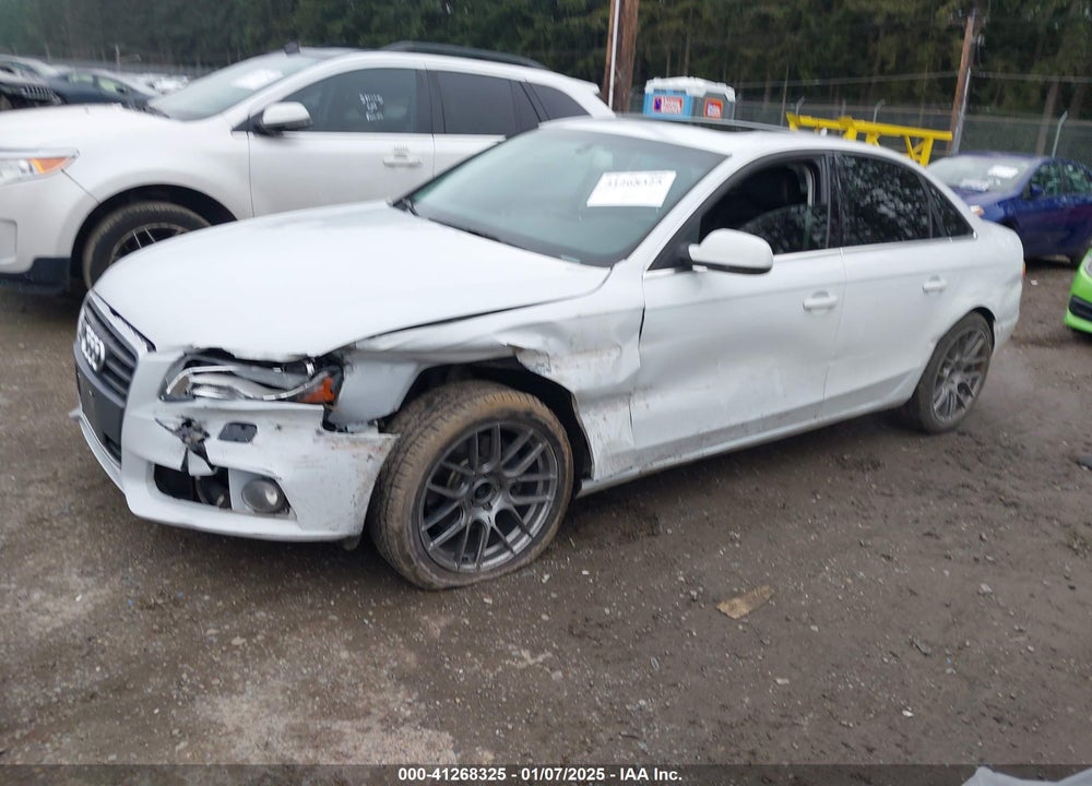 2012 AUDI A4 VIN: WAUFFCFL9CA115364