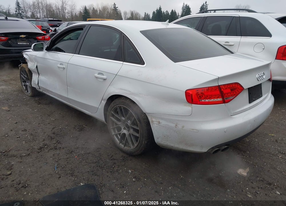 2012 AUDI A4 VIN: WAUFFCFL9CA115364