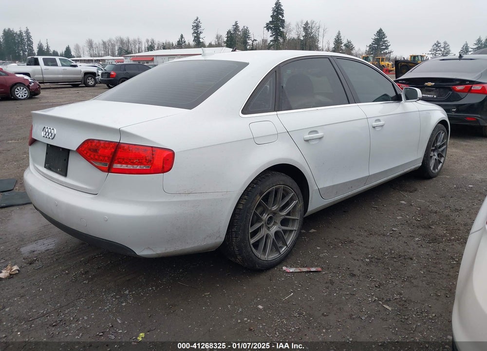 2012 AUDI A4 VIN: WAUFFCFL9CA115364
