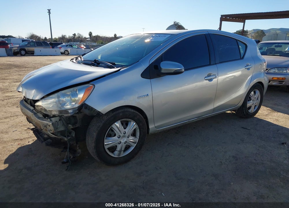 2012 TOYOTA PRIUS C TWO VIN: JTDKDTB32C1509740