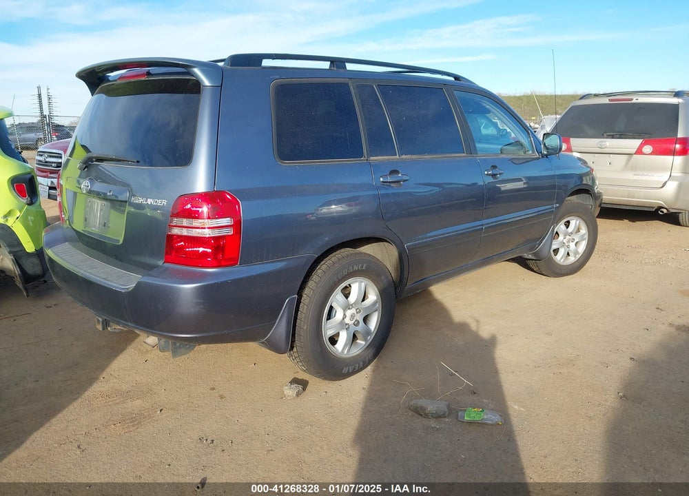 2003 TOYOTA HIGHLANDER V6 VIN: JTEHF21A630144611