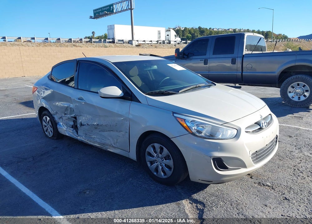 2017 HYUNDAI ACCENT SE VIN: KMHCT4AE0HU262347