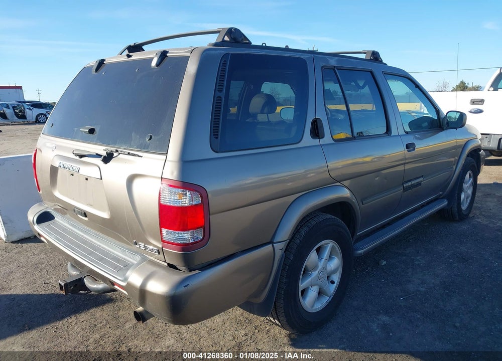 2001 NISSAN PATHFINDER LE VIN: JN8DR07Y91W508554