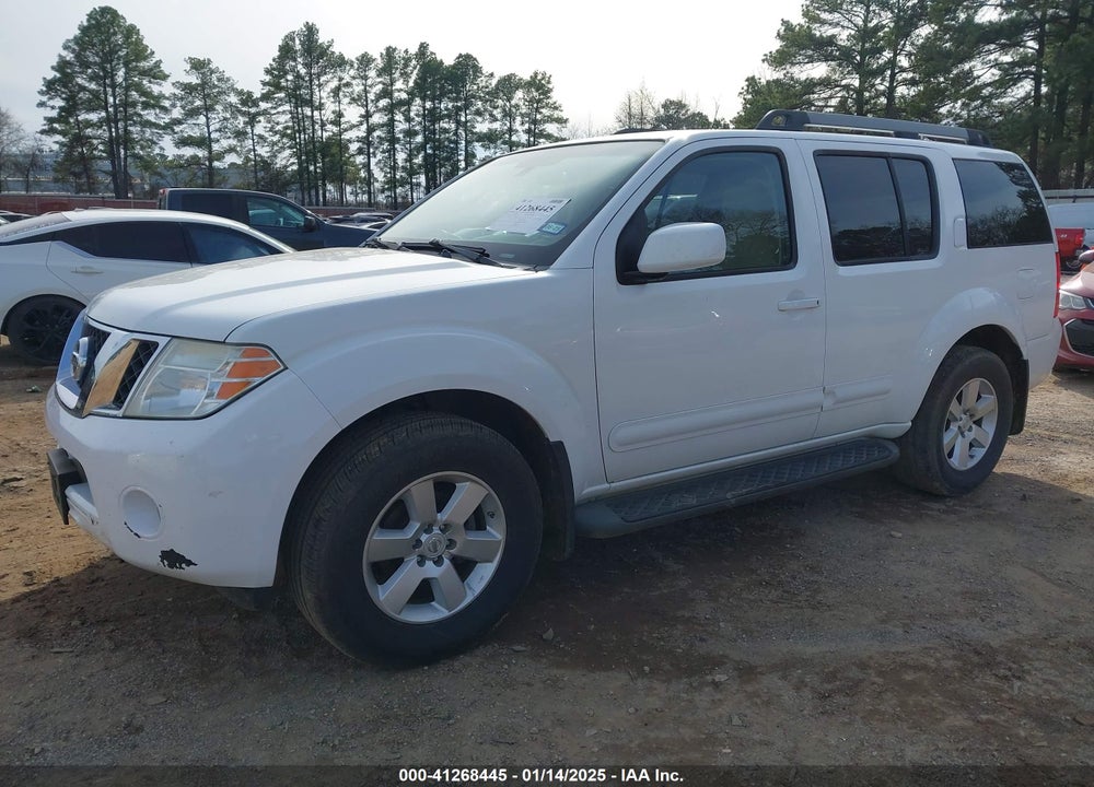2012 NISSAN PATHFINDER SV VIN: 5N1AR1NN8CC609081