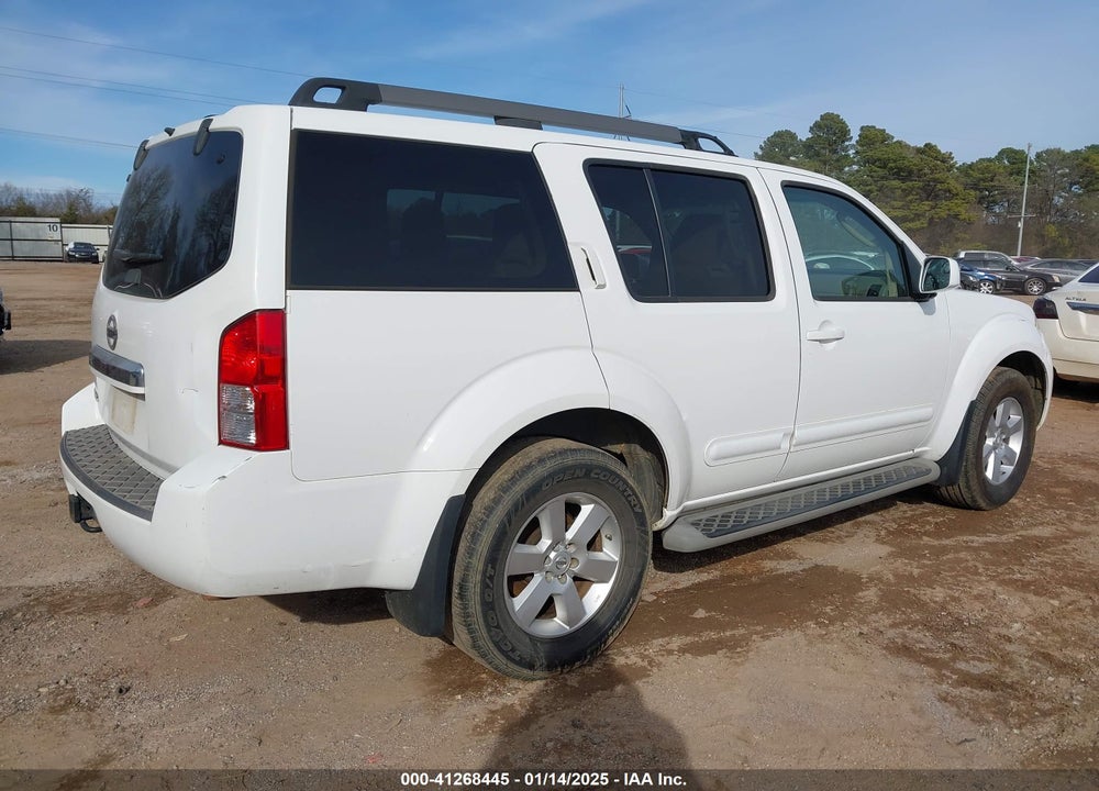 2012 NISSAN PATHFINDER SV VIN: 5N1AR1NN8CC609081
