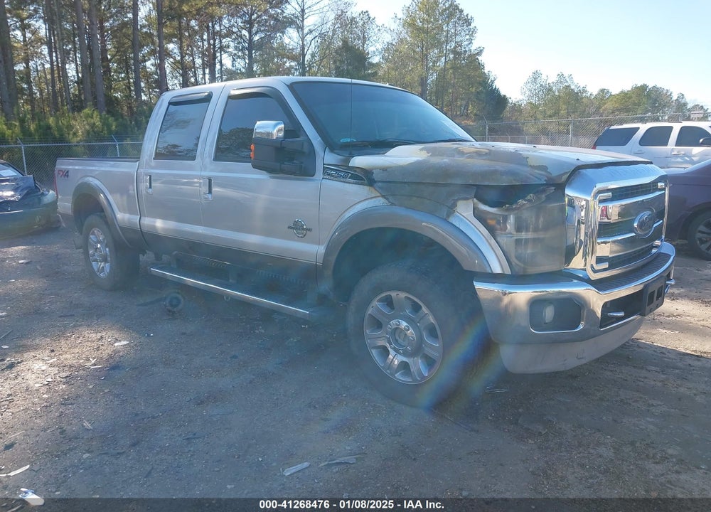 2012 FORD F-250 LARIAT VIN: 1FT7W2BT1CEC54243