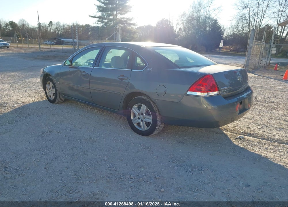 2007 CHEVROLET IMPALA LS VIN: 2G1WB58K479296155