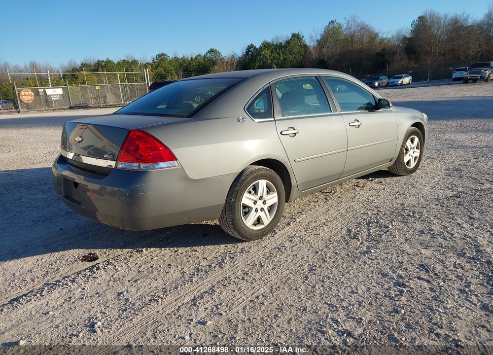 2007 CHEVROLET IMPALA LS VIN: 2G1WB58K479296155