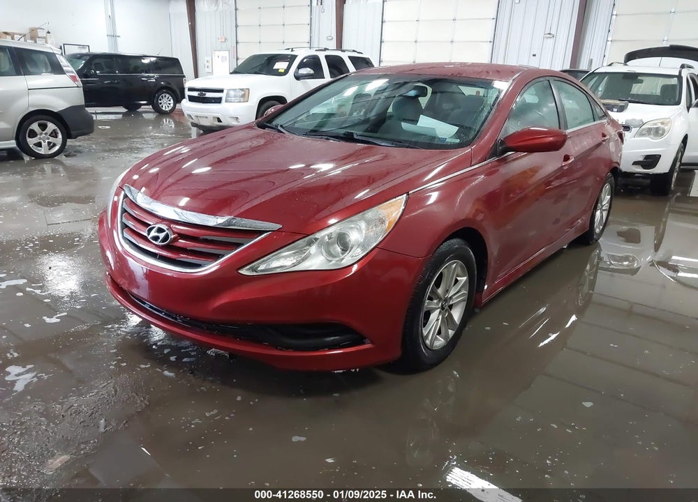 2014 HYUNDAI SONATA GLS VIN: 5NPEB4AC0EH854125