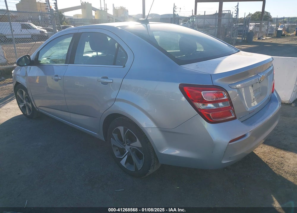 2017 CHEVROLET SONIC VIN: 1G1JF5SB5H4132098