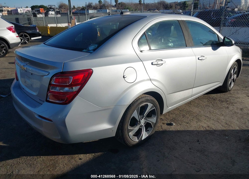 2017 CHEVROLET SONIC VIN: 1G1JF5SB5H4132098