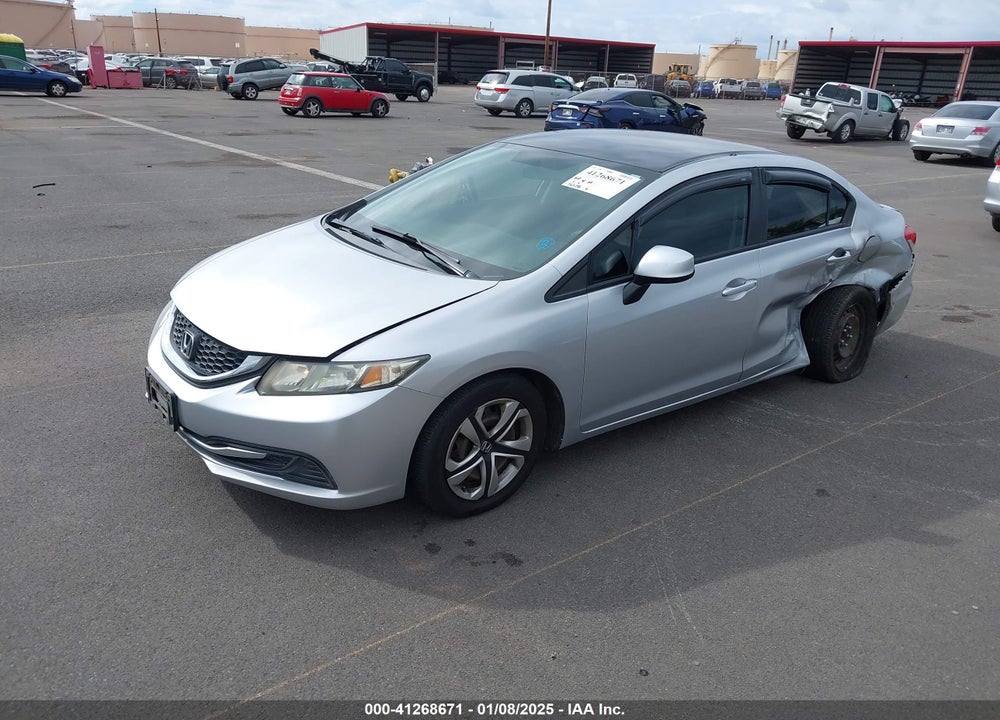 2013 HONDA CIVIC VIN: 2HGFB2F51DH568666