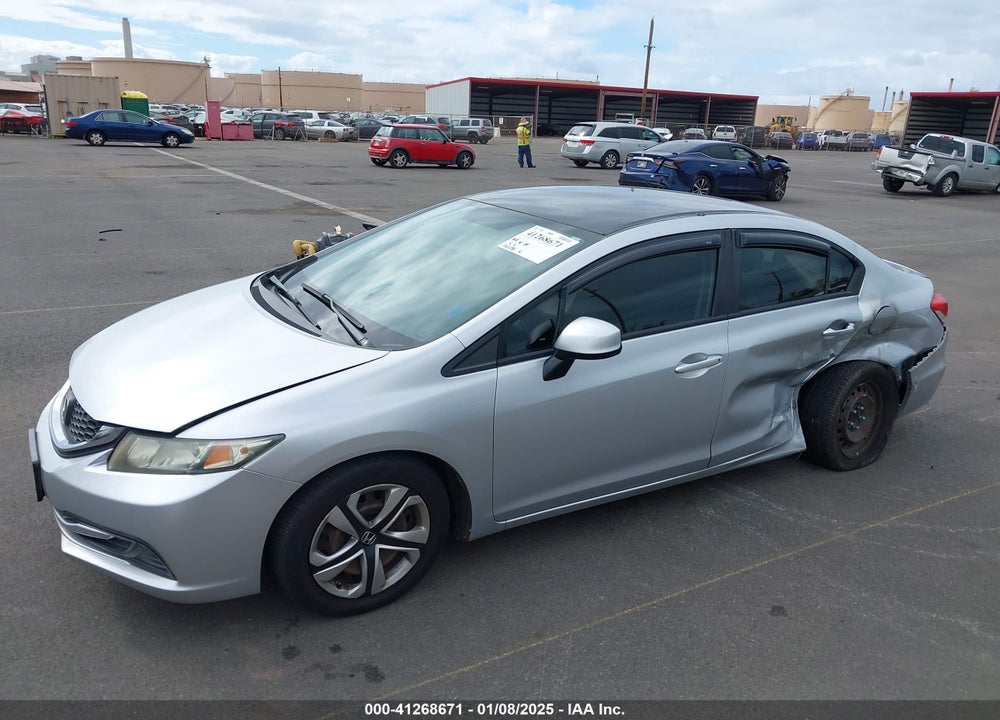 2013 HONDA CIVIC VIN: 2HGFB2F51DH568666