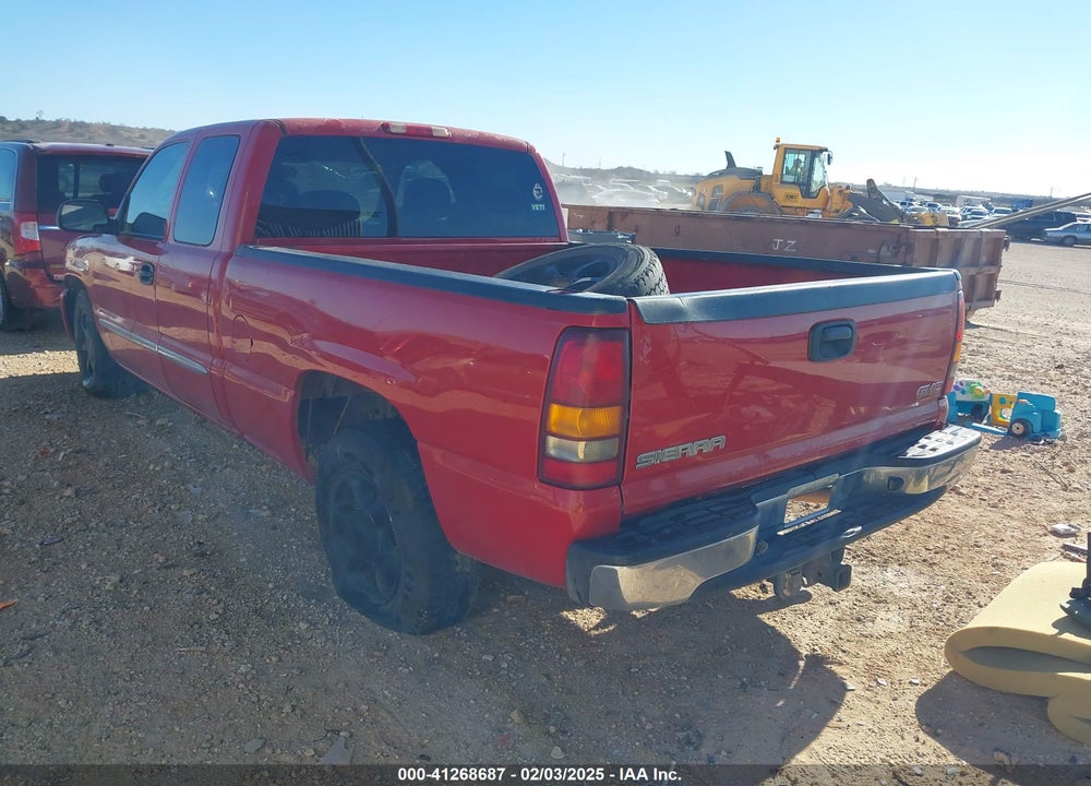 2003 GMC SIERRA 1500 SLE VIN: 2GTEC19V931242215