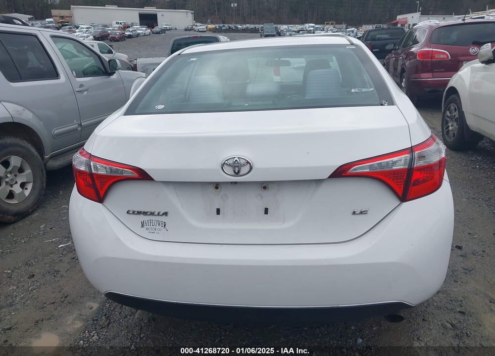 2014 TOYOTA COROLLA VIN: 2T1BURHE9EC036039