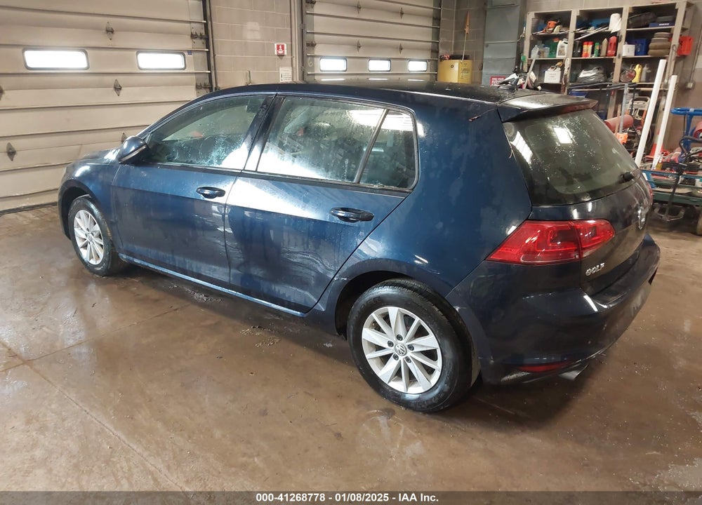 2017 VOLKSWAGEN GOLF VIN: 3VW117AU4HM070960