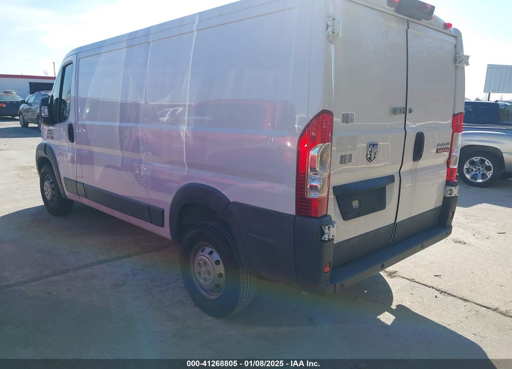 2018 RAM PROMASTER 1500 LOW ROOF 136 WB VIN: 3C6TRVAG0JE110770