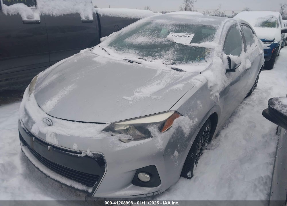 2015 TOYOTA COROLLA S PLUS VIN: 5YFBURHE4FP284247