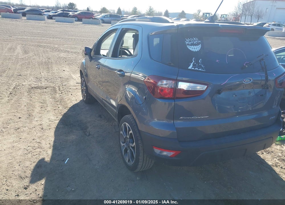 2019 FORD ECOSPORT SES VIN: MAJ6S3JL6KC251336