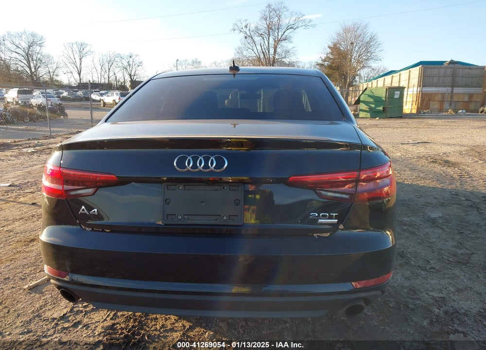 2017 AUDI A4 2.0T ULTRA PREMIUM VIN: WAUGMAF48HN057013