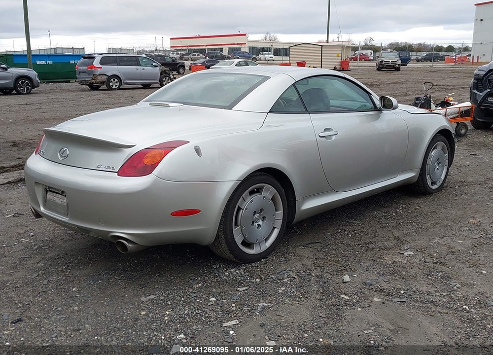 2002 LEXUS SC 430 VIN: JTHFN48Y820023413
