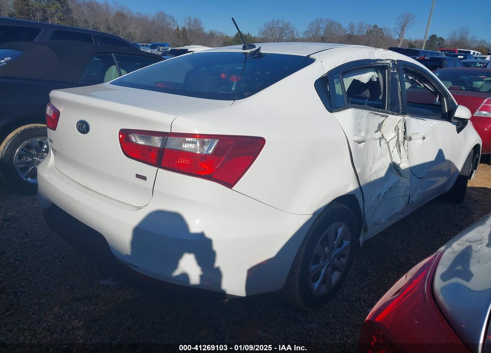 2016 KIA RIO VIN: KNADM4A34G6554782