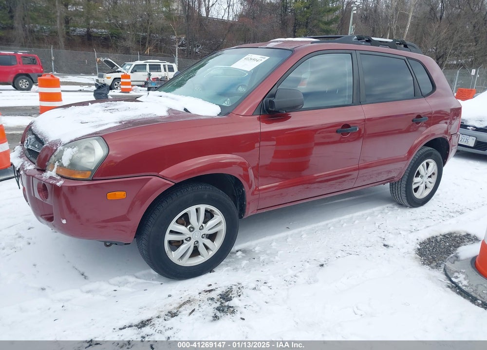 2009 HYUNDAI TUCSON GLS VIN: KM8JM12BX9U956648